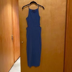 Top Shop size 2 cut out midi dress.